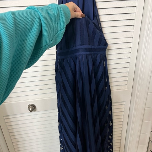 Amur Twilight Blue Leonie Halter Dress - Picture 6 of 7